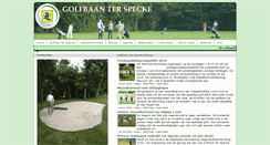 Desktop Screenshot of golfbaanterspecke.nl