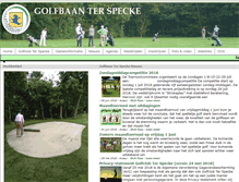 Tablet Screenshot of golfbaanterspecke.nl